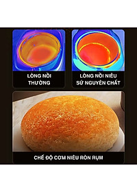 Nồi cơm điện lòng sứ dưỡng sinh 1.2L Mishio MK381 - Hàng chính hãng 