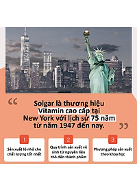 NHẬP KHẨU USA CHÍNH HÃNG - Viên uống điều hòa huyết áp, giảm nguy cơ tai biến, giảm cholesterol trong máu Solgar Vegetarian CoQ-10 60 mg
