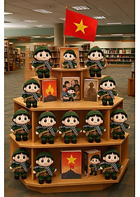 Gấu Bông Yêu Nước Chú Bộ Đội 25 cm - ZooZoo 25250 - Màu Xanh Lá