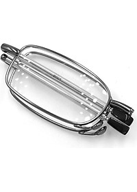 Kính lão gọng xếp 868 màu xám tròng lão 1.5 độ