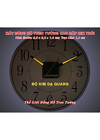 Máy Đồng Hồ Eastar Kim Trôi Độ Chính Xác Cao – Bộ Kim Đao thân Kim màu Đen có Dạ Quang màu Cam – Kèm theo Pin Maxell.