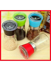 CỐI XAY TIÊU CẦM TAY TIỆN DỤNG BẰNG THỦY TINH CÓ TAY VẶN TIỆN LỢI ( Giao ngẫu nhiên mẫu)