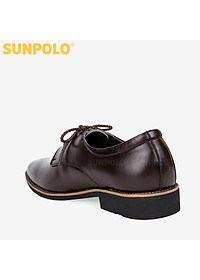 Giày Tây Nam Da Bò SUNPOLO SPH286 - Nâu Cafe, Nâu Bò