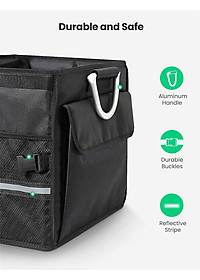 Ugreen UG80710LP256TK 52x35x30 cm thùng đựng đa năng size lớn bằng nhôm đen - HÀNG CHÍNH HÃNG