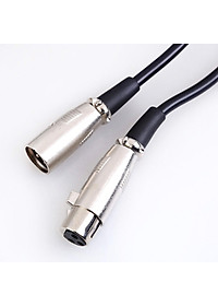 SOAIY Cáp Canon XLR 2 Đầu Đực Cái cho Micro condenser Live Stream Dài 2.5m - Hàng Nhập Khẩu