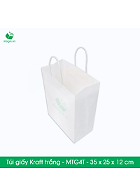 MTG4 MTG4T- 35x25x12 cm - Combo 50 túi giấy Kraft Nhật cao cấp