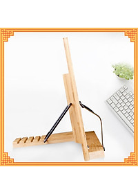 Kệ đọc kinh sách, giá đỡ sách bằng gỗ tre