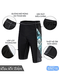 Bộ bơi nam khóa kéo size lớn, quần áo bơi bigsize cho nam giới, chất thun bơi lạnh Hàn dầy dặn, dáng thể thao mạnh mẽ | BN016