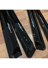 Bộ vè che mưa đen Thái cao cấp xe dành cho Mitsubishi Attrage 2014-2019