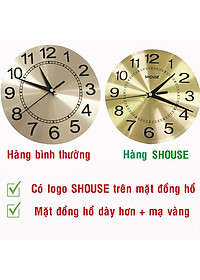 Đồng Hồ Treo Tường Con Chim Công Kim Trôi A25 Nghệ Thuật Cao Cấp Shouse hiện đại 3D kích cỡ lớn đẹp treo phòng khách