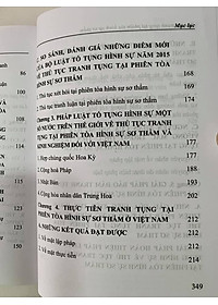 Thủ tục tranh tụng tại phiên toà hình sự sơ thẩm (tái bản lần thứ nhất)
