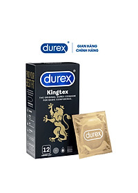Bộ 2 hộp bao cao su Durex Kingtex 12s (hộp 12 bao) 