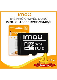 THẺ NHỚ 64Gb/32Gb IMOU MICRO SDHC CLASS 10 CHUYÊN DÙNG CHO CAMERA IP, MÁY ẢNH, ĐIỆN THOẠI,... - HÀNG CHÍNH HÃNG