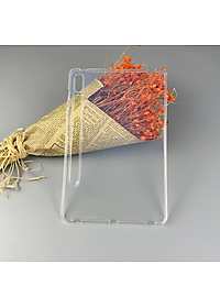 Ốp lưng cho Samsung Galaxy Tab S8 silicon dẻo trong suốt, có gờ bảo vệ camera - Hàng Nhập Khẩu