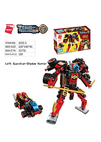 Đồ chơi xếp hình, lắp ráp Qman 3105 – Người băng sao hỏa (908 mảnh ghép)