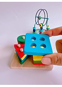 Combo 6 món đồ chơi gỗ montessori