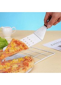 Stainless Steel Metal Griddle Spatula Griddle Accessories Hamburger Turner Scraper Pancake Flipper Great for BBQ Grill