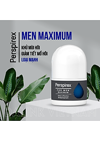 Nơi bán Perspirex for Men Maximum - Lăn khử mùi và ngăn tiết mồ hôi loại mạnh