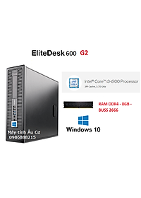Máy tính đồng bộ Elite 600g2 ( Intel Core i3-6100 Processor 3M Cache, 3.70 GHz / Ram DDR4 - 8GB / SSD 128GB) Chạy Siêu Nhanh - Dùng học tập - làm việc - HÀNG CHÍNH HÃNG