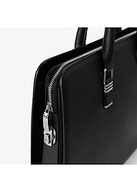 Túi Xách Cặp Da Nam Công Sở GENCE CGL08 Chất Liệu Da Bò Khóa Số Cao Cấp Màu Đen