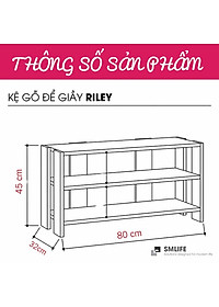Kệ để giầy đẹp cho gia đình SMLIFE Riley