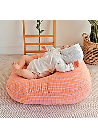 Gối chống trào ngược cho bé Rototo Bebe cao cấp nhập khẩu Hàn Quốc khắc phục tình trạng trào ngược dạ dày trẻ sơ sinh hiệu quả - Loại Cotton cao cấp mềm mại, thấm hút mồ hôi tốt 