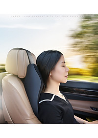 Combo 2 gối tựa cổ cao su non trên ô tô