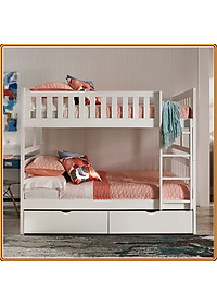 Giường Tầng Unit Có Hộc Kéo (1m2) (Nâu)