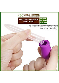 Ống Pipet GreenHome, 5ml, D15cm, Chiết Phân Bón Dạng Nước, Có Vạch Định Lượng, Đa Năng, Tiện Dụng