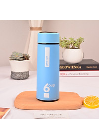 Bình Giữ Nhiệt 6 Oup Lỗi Thuỷ Tinh Nắp Inox - Bình Giữ Nhiệt 450ml Giao Màu Ngẫu Nhiên