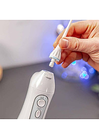 Máy tăm nước cầm tay FAIRYWILL FW-5020E Bản Màu Trắng Thiết kế nhỏ gọn Sạc bằng USB Dễ mang đi du lịch Hàng Chính Hãng