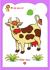 Tô Màu Động Vật - Tập 4 (Song Ngữ Anh - Việt)