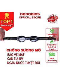 Kính bơi chống sương mờ dododios, chống UV, 100% silicone mềm mại, thiết kế không trơn trượt, độ co giãn, siêu bền