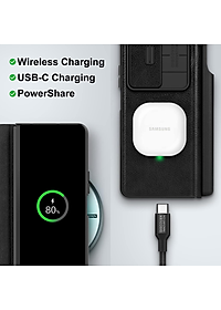 Case bao da chống sốc cho Samsung Galaxy Z Fold 4 trang bị nắp bảo vệ Camera và ngăn đựng S-Pen hiệu Nillkin Qin Pro (chất liệu da cao cấp, thiết kế thời trang cá tính) - Hàng nhập khẩu