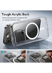 Ốp Lưng cho iPhone 15 Pro Max ESR Classic Hybrid Case with HaloLock - Hàng Chính Hãng