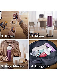 Máy xay sinh tố Bosch VitaStyle Mixx 2Go Hàng chính hãng