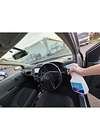 Chai xịt Khử mùi ô tô Clean Shu! Shu! 500mL nước ion kiềm tẩy rửa, diệt khuẩn từ Nhật Bản