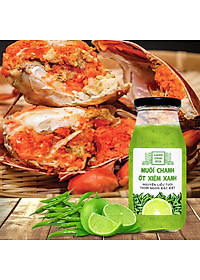 Đặc Sản Phan Thiết - Muối Chanh Ớt Xiêm Xanh Cao Cấp Làng Chài Xưa, Nguyên Liệu Tươi, Thơm Ngon Đặc Biệt, Chai Thủy Tinh 300Gr