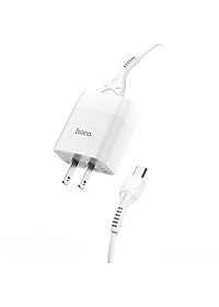 CỐC SẠC NHANH 12W 2 CỔNG CHỐNG CHÁY NỔ HOCO C73 - CỦ SẠC ĐA NĂNG 2.4A CHO CÁC DÒNG ĐIỆN THOẠI CHÍNH HÃNG