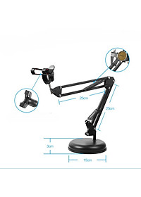 Giá Đỡ Điện Thoại Khung Kim Loại Xoay 360 độ, Chân Đế Chống Lật, Tùy Chỉnh Nhiều Góc Độ, Dùng Để Livestream, Giải Trí, Học Online - HÀNG CHÍNH HÃNG