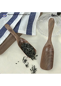 Thìa/Muỗng xúc trà gỗ Óc Chó (15cm) CTH531 - Dùng xúc cafe, xúc gia vị, ăn uống sạch, decor trang trí