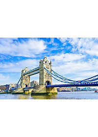 Bộ tranh xếp hình cao cấp 1000 mảnh 50x80cm – London Bridge