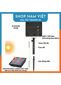 Đèn Led Dây Leo Năng Lượng Mặt Trời Trang Trí Sân Vườn, Ban Công, 8 Chế Độ Chớp - Chính Hãng NAVIVU