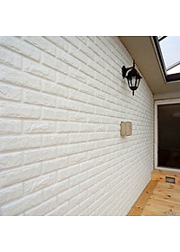 XỐP DÁN TƯỜNG GIẢ GẠCH 3D KHỔ LỚN 70X77CM DÀY 6LY TIÊU CHUẨN
