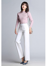 1 Quần tây công sở ống suông rộng, ống đứng, dạng cullotes sang trọng, nữ tính