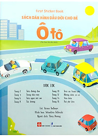 First Sticker Book - Sách Dán Hình Đầu Đời Cho Bé - Ô Tô