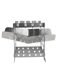 Portable Lightweight Folding Camping Stove Grill Stoves for Campfire Grill BBQ Traveling Picnic Cooking Burner