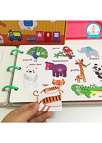 Đồ Chơi Trẻ Em, Sách Bóc Dán 17 Chủ Đề, Học Liệu Bóc Dán Montessori, Asstar Đồ Chơi Giáo Dục Cho Bé