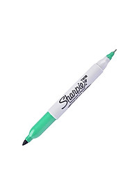 Bút Lông Dầu SHARPIE TWIN TIP 32204 - Xanh Lá