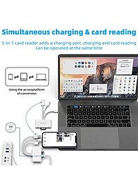 Đầu Đọc Thẻ Nhớ SD TF Micro SD Chân Type C Type A USB 3.0 Dùng Cho iPhone, iPad, Điện Thoại Android, Máy Tính, PC, Laptop, Máy Ảnh – Hàng Nhập Khẩu